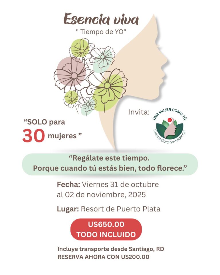 flyer para el retiro esencia viva